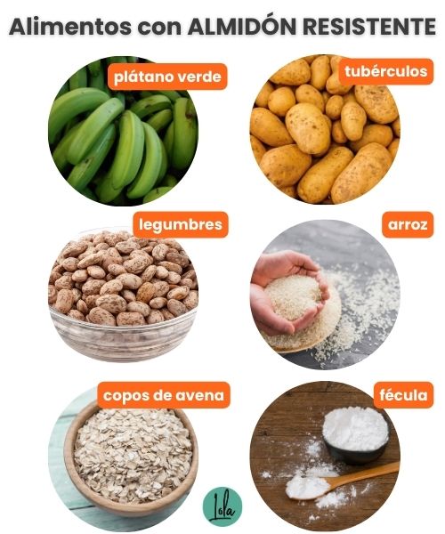 alimentos con almidon resistente