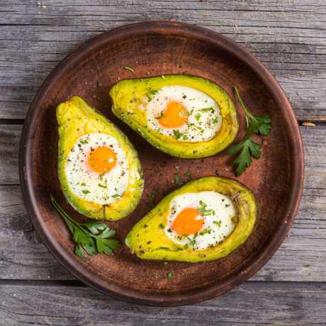 Barquitos de aguacate al horno 1