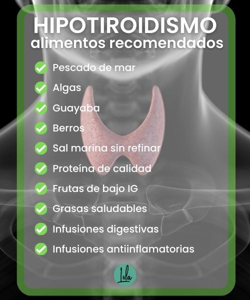 alimentos buenos para hipotiroidismo