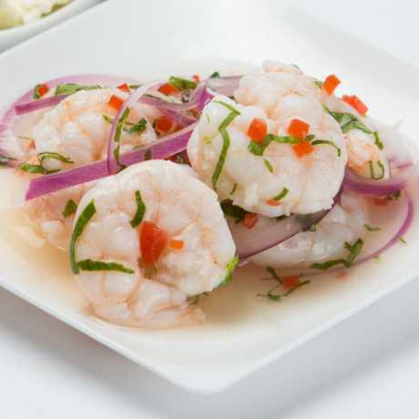 Ceviche de camarones 9