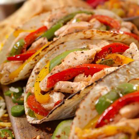 fajitas de pollo sin gluten