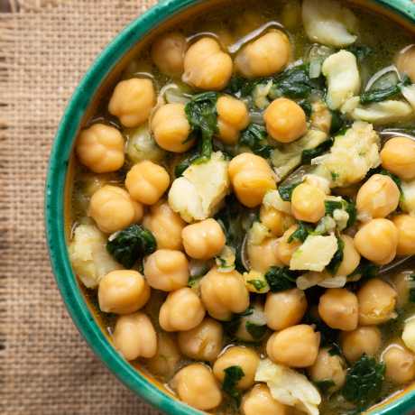 Potaje de garbanzos y bacalao 4