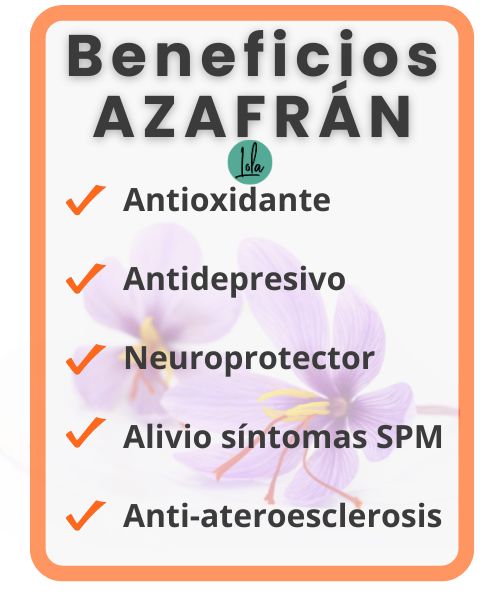 beneficios del azafran