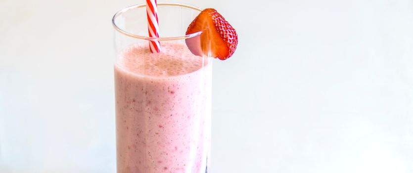 Smoothie de fresas y coco 1