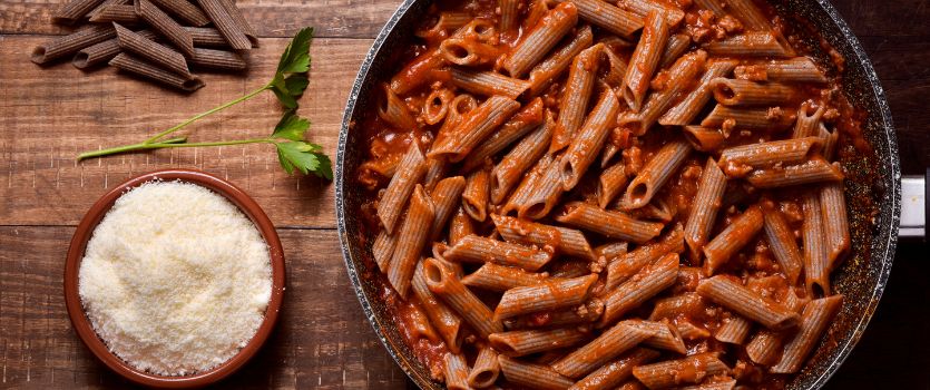 Macarrones a la boloñesa 1