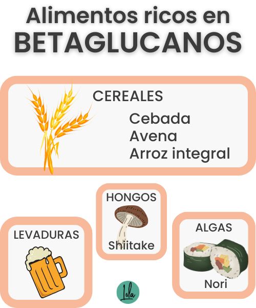 Betaglucanos alimentos