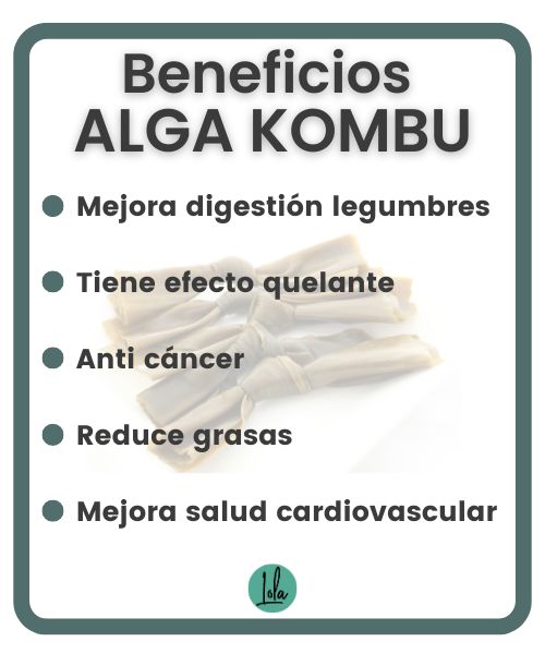 Beneficios alga kombu