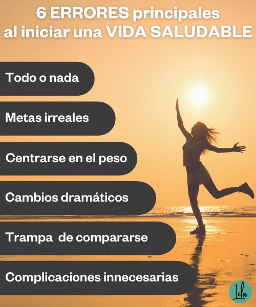 Errores al iniciar una vida saludable