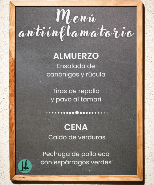 ejemplo menu antiinflamatorio